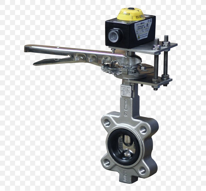 Butterfly Valve Limit Switch Control Valves Pneumatic Actuator, PNG, 750x761px, Valve, Actuator, Airoperated Valve, Automation, Ball Valve Download Free