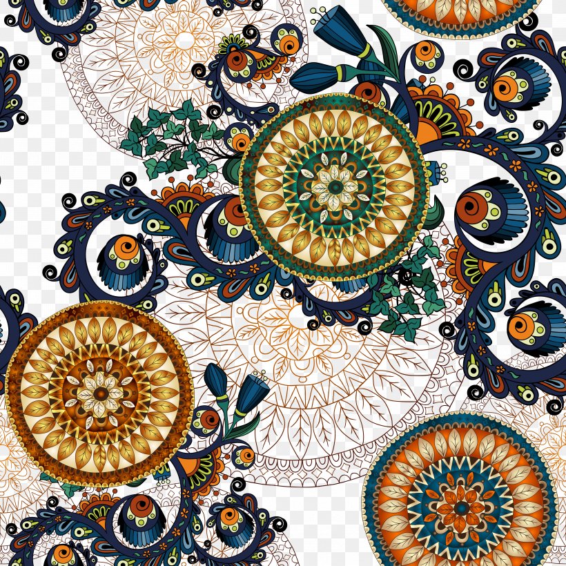 Paper Mandala Adhesive Ornament Wallpaper, PNG, 4167x4167px, Paper, Adhesive, Art, Cushion, Ethnic Group Download Free