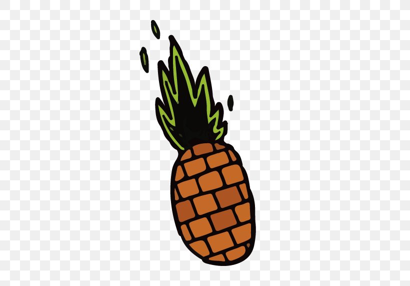Pineapple Cartoon Clip Art, PNG, 597x571px, Pineapple, Ananas, Bag, Bromeliaceae, Canvas Download Free