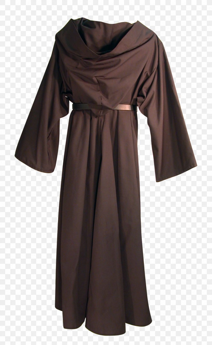 Robe Dress Clothing Sleeve Skirt, PNG, 1106x1800px, Robe, Apron, Bathrobe, Brown, Cloak Download Free