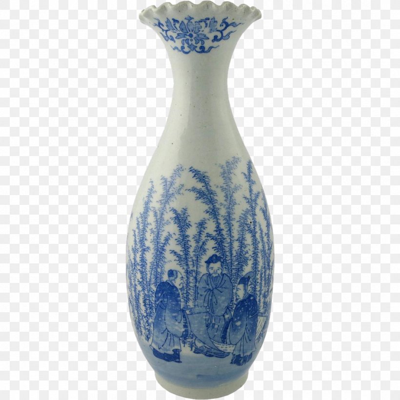 Vase Blue And White Pottery Ceramic Cobalt Blue Porcelain, PNG, 1097x1097px, Vase, Artifact, Blue, Blue And White Porcelain, Blue And White Pottery Download Free