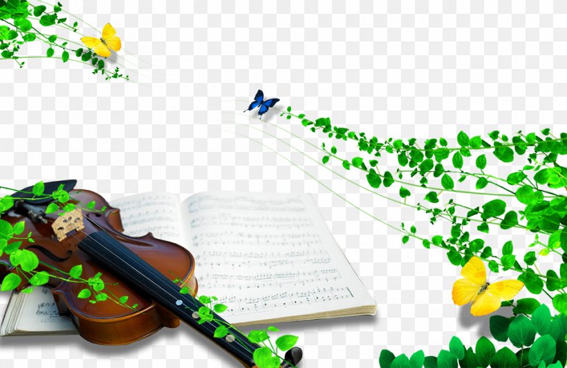 Violin Musical Note Musical Instrument Musical Notation, PNG, 960x624px, Watercolor, Cartoon, Flower, Frame, Heart Download Free