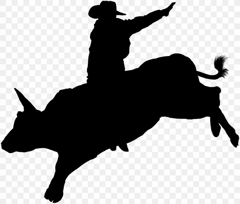 Cattle Bull Riding Professional Bull Riders Rodeo Decal, PNG, 1747x1488px, Cattle, Black, Black And White, Bucking Bull, Bull Download Free