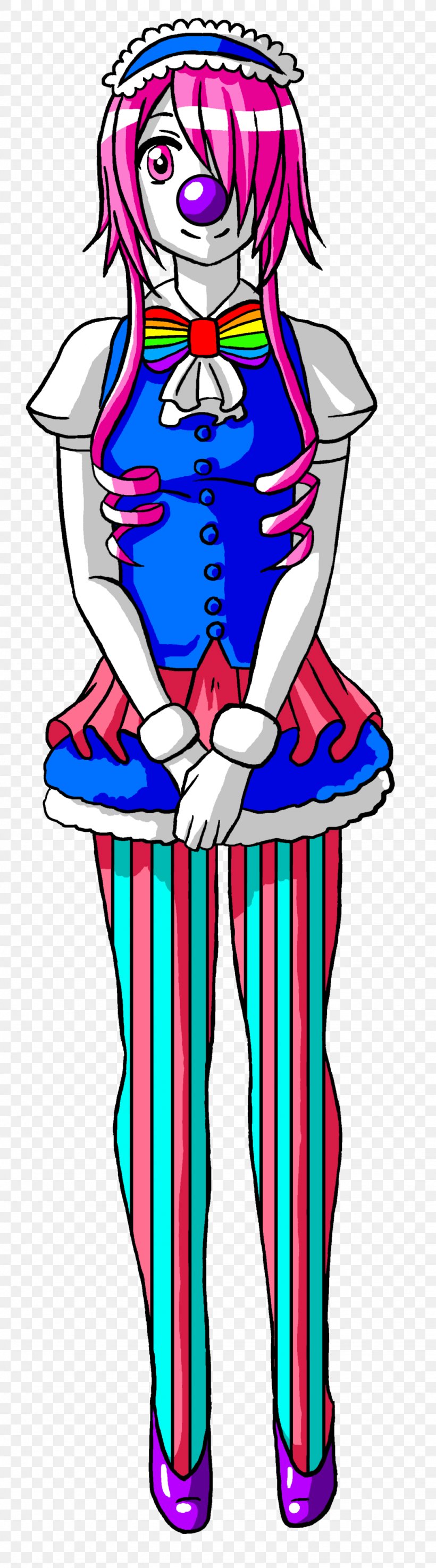 DeviantArt Maid Circus Drawing, PNG, 1024x3685px, Art, Artwork, Circus, Clothing, Clown Download Free
