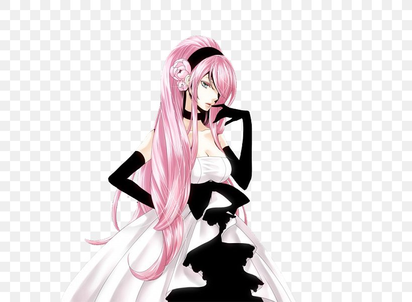 Megurine Luka Hatsune Miku: Project DIVA F 2nd Vocaloid Cosplay, PNG, 600x600px, Watercolor, Cartoon, Flower, Frame, Heart Download Free