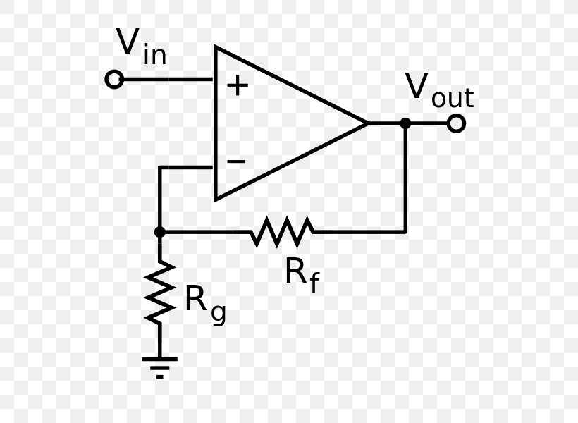 Operational Amplifier Open-loop Gain, PNG, 608x600px, Operational Amplifier, Amplifier, Area, Black And White, Brand Download Free