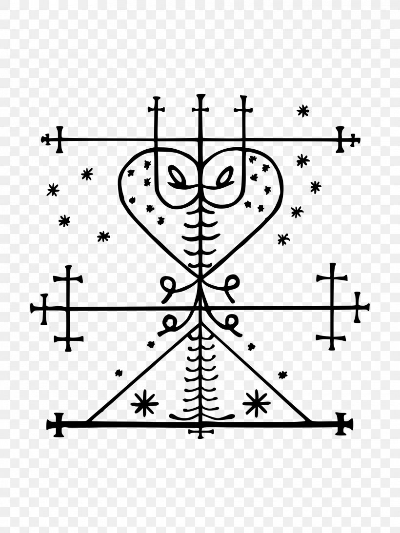 Veve Loa Haitian Vodou Baron Samedi Guédé, PNG, 1920x2560px, Veve, Area, Baron Samedi, Black And White, Brigid Download Free