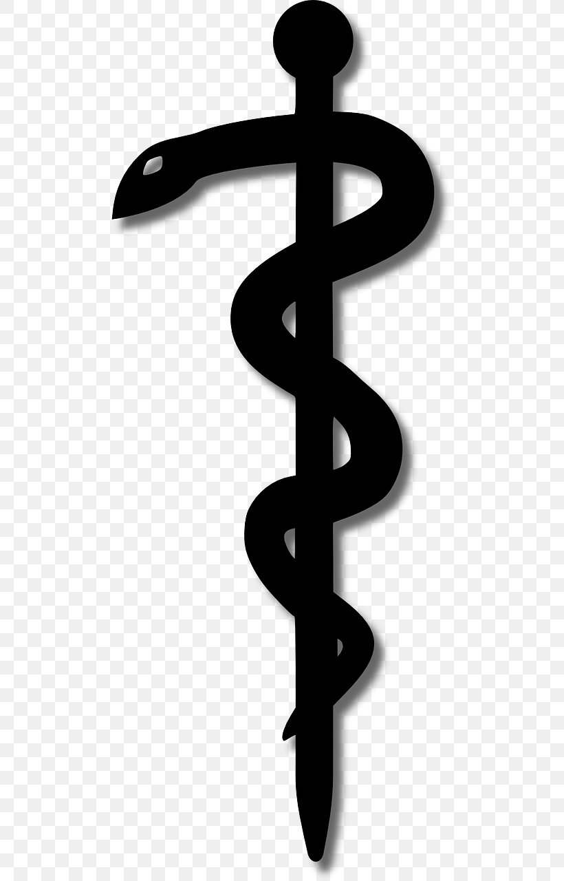 Rod Of Asclepius Medicine Symbol Clip Art, PNG, 640x1280px, Rod Of Asclepius, Aesculap, Black And White, Clinic, Health Care Download Free