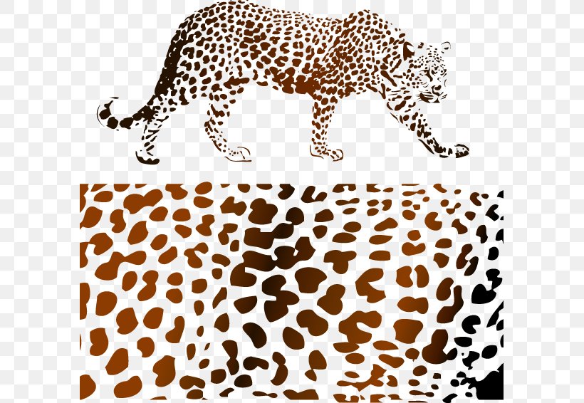 Leopard Felidae Cheetah Jaguar Lion, PNG, 595x566px, Leopard, Animal Figure, Animal Print, Big Cats, Black Panther Download Free