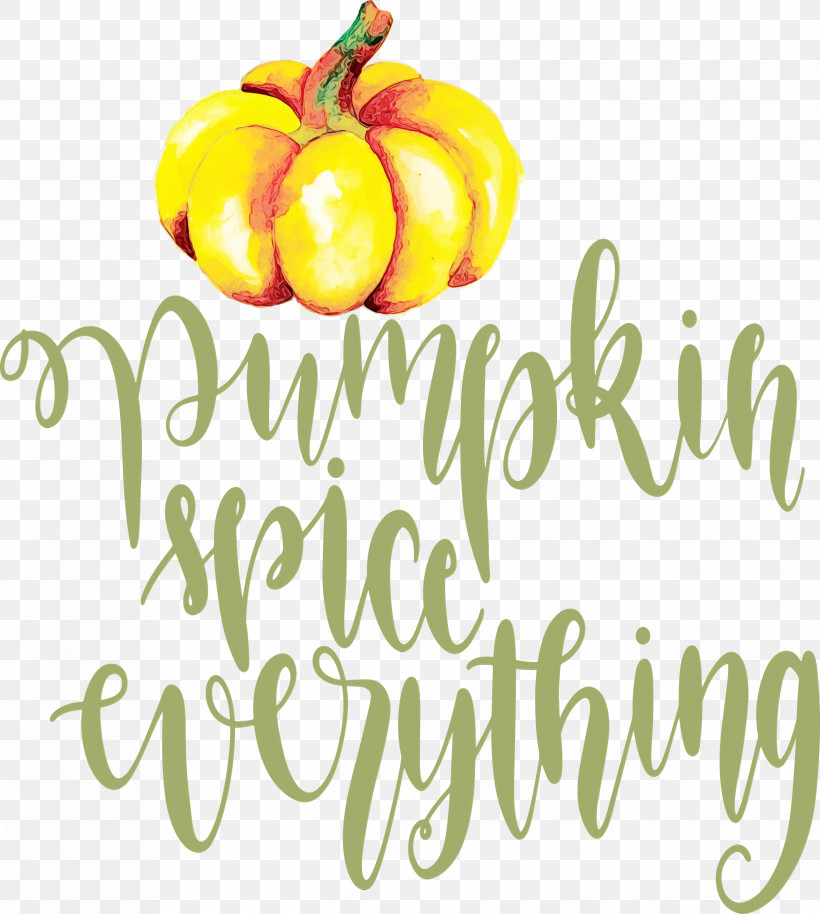 Pumpkin, PNG, 2691x3000px, Pumpkin Spice Everything, Autumn, Paint, Pumpkin, Thanksgiving Download Free