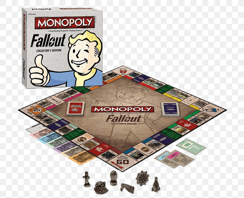 USAopoly Monopoly Amazon.com Fallout 4 Video Games, PNG, 730x664px, Monopoly, Amazoncom, Board Game, Fallout, Fallout 4 Download Free