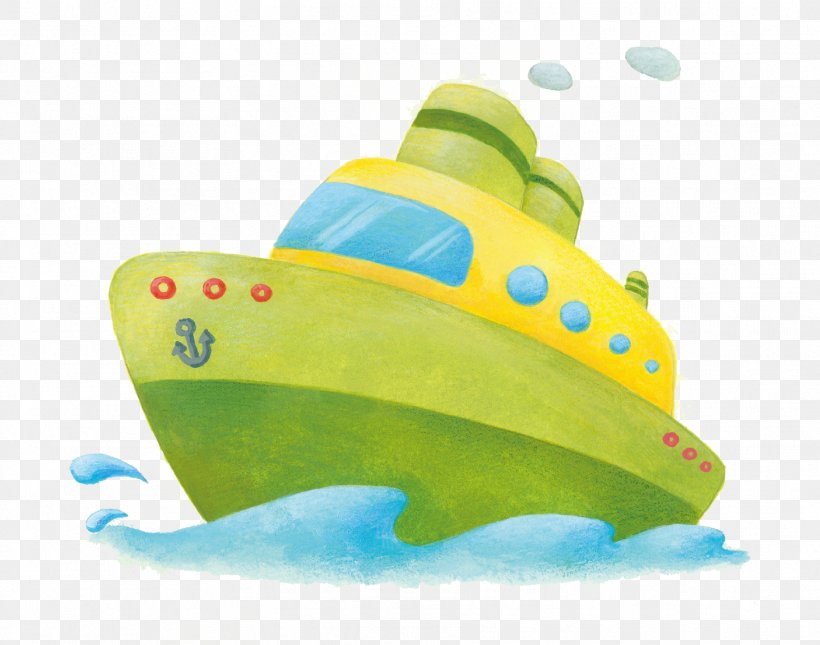 Cartoon Ship Illustration, PNG, 1817x1430px, Cartoon, Animation, Comics, Drawing, Green Download Free