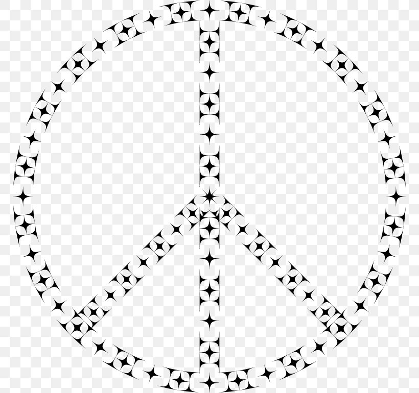Peace Symbols Embroidery Geometry Clip Art, PNG, 770x770px, Peace Symbols, Area, Black And White, Embroidery, Formula Download Free