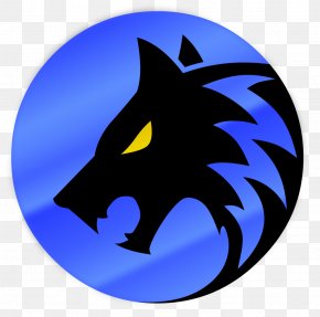 BLUE WOLF - Gray Wolf Logo Emblem Clip Art PNG