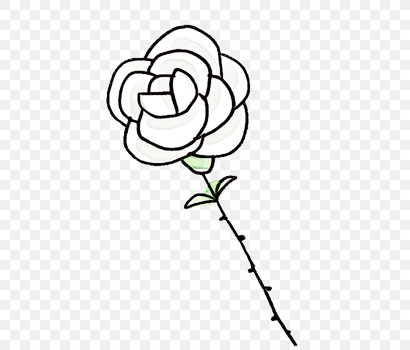 Rose, PNG, 444x700px, Watercolor Flower, Blackandwhite, Coloring Book, Cut Flowers, Flower Download Free