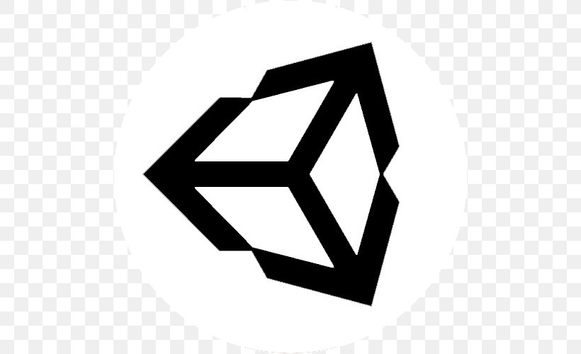 Unity Video Games Game Engine Logo 3D Computer Graphics, PNG, 500x500px, 3d Computer Graphics, Unity, Black, Black And White, Brand Download Free