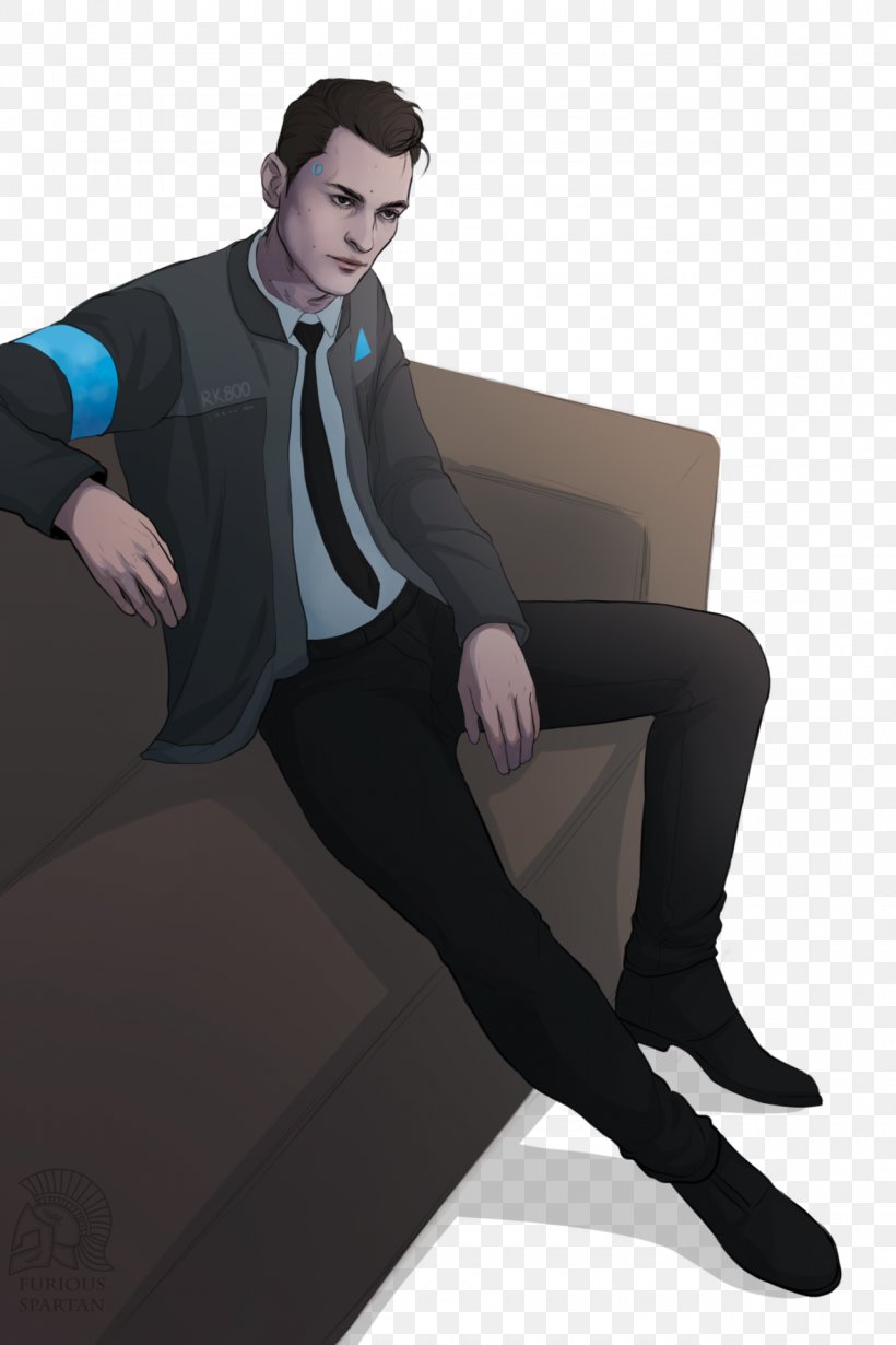 Detroit Become Human Sitting, PNG, 1280x1920px, Detroit Become Human, Android, Bryan Dechart, Businessperson, Detroit Download Free