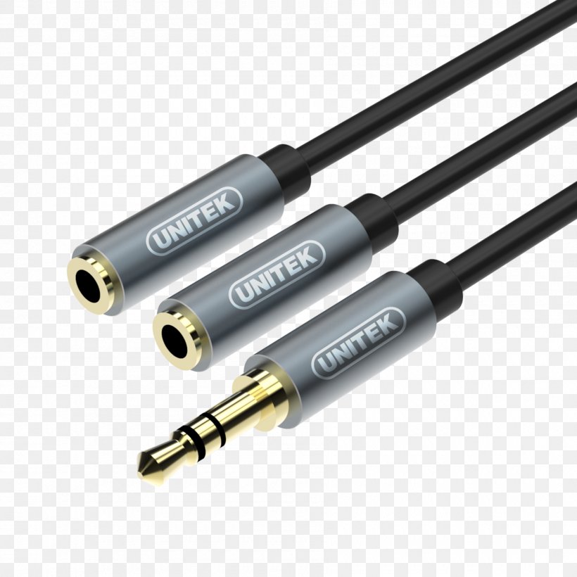 Microphone Audio And Video Interfaces And Connectors Phone Connector Headphones Y-cable, PNG, 1800x1800px, Microphone, Cable, Coaxial Cable, Dual Headphone Adapter, Electrical Cable Download Free
