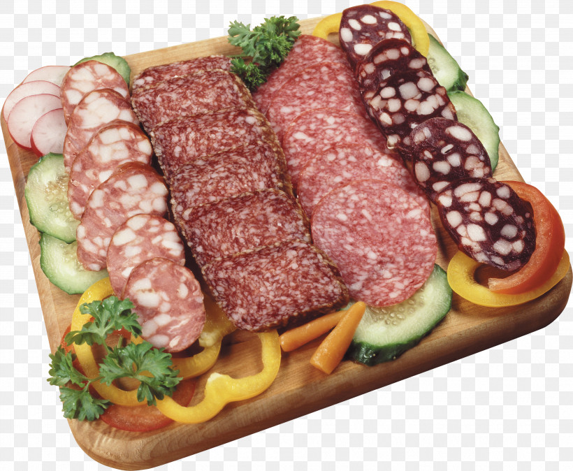 Salami Mettwurst Sausage Liverwurst Rookworst, PNG, 3833x3155px, Salami, Delicacy, Head Cheese, Liverwurst, Lunch Meat Download Free