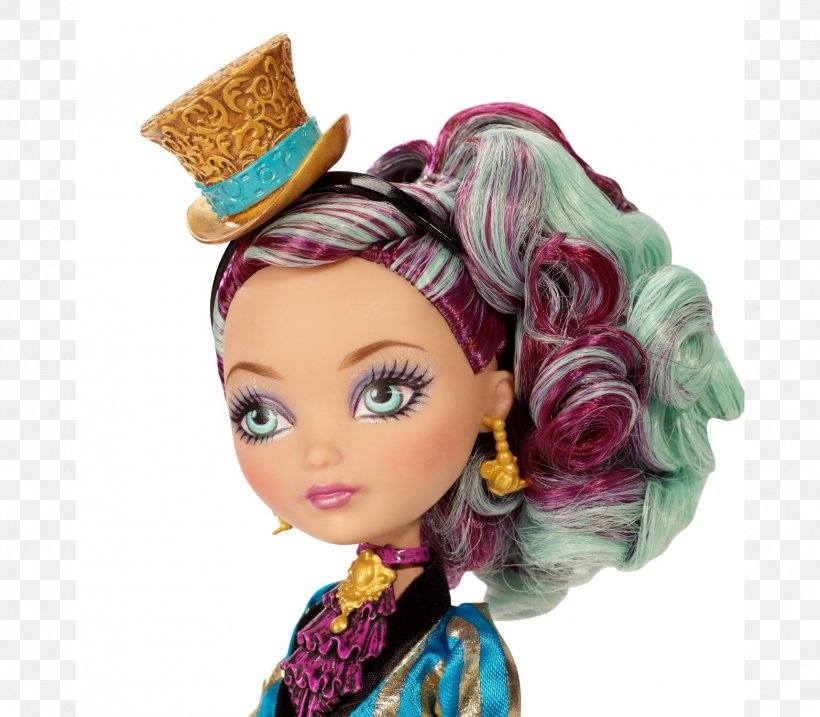Amazon.com Ever After High Doll Mad Hatter Toy, PNG, 1715x1500px, Watercolor, Cartoon, Flower, Frame, Heart Download Free