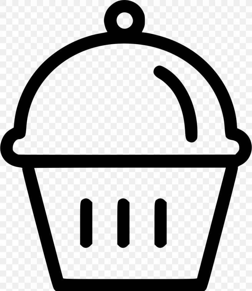 Clip Art Cupcake Icon Design, PNG, 848x980px, Cupcake, Area, Black And White, Cake, Dessert Download Free