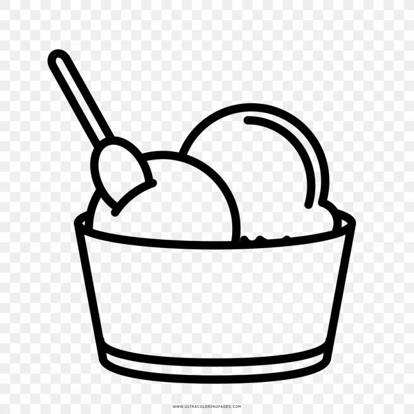 Ice Cream Food Sundae Femme à La Toilette Drawing, PNG, 1000x1000px, Ice Cream, Area, Artwork, Black And White, Coffee Download Free
