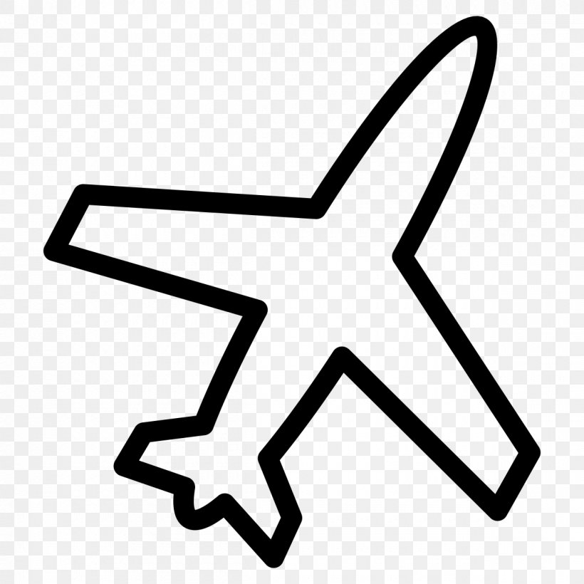 Airplane Royalty-free Clip Art, PNG, 1200x1200px, Airplane, Area, Black And White, Depositphotos, Fotolia Download Free