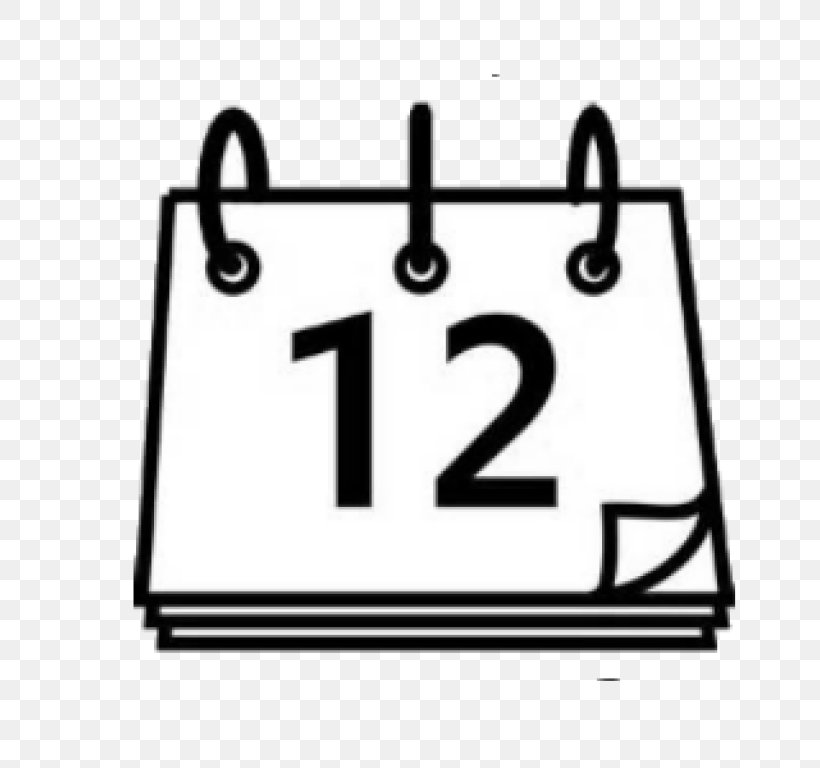 Calendar Clip Art, PNG, 768x768px, Calendar, Advent Calendars, Area, Black And White, Blog Download Free