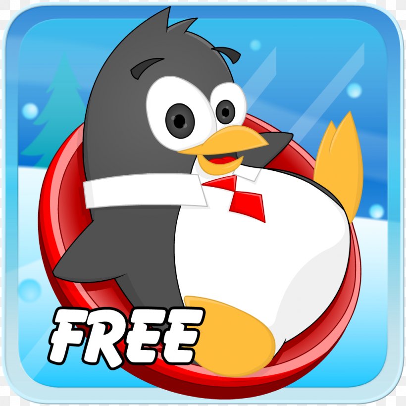 Penguin Runner Flightless Bird IPod Touch, PNG, 1024x1024px, Penguin, Animal, App Store, Beak, Bird Download Free