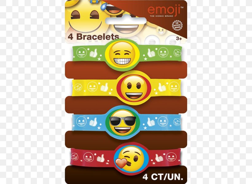 Emoji Party Favor Gel Bracelet Wristband, PNG, 600x600px, Emoji, Balloon, Birthday, Bracelet, Emoticon Download Free