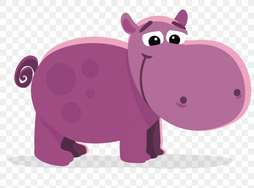 Hippopotamus Free Content Clip Art, PNG, 1000x742px, Hippopotamus, Animation, Carnivoran, Cartoon, Drawing Download Free