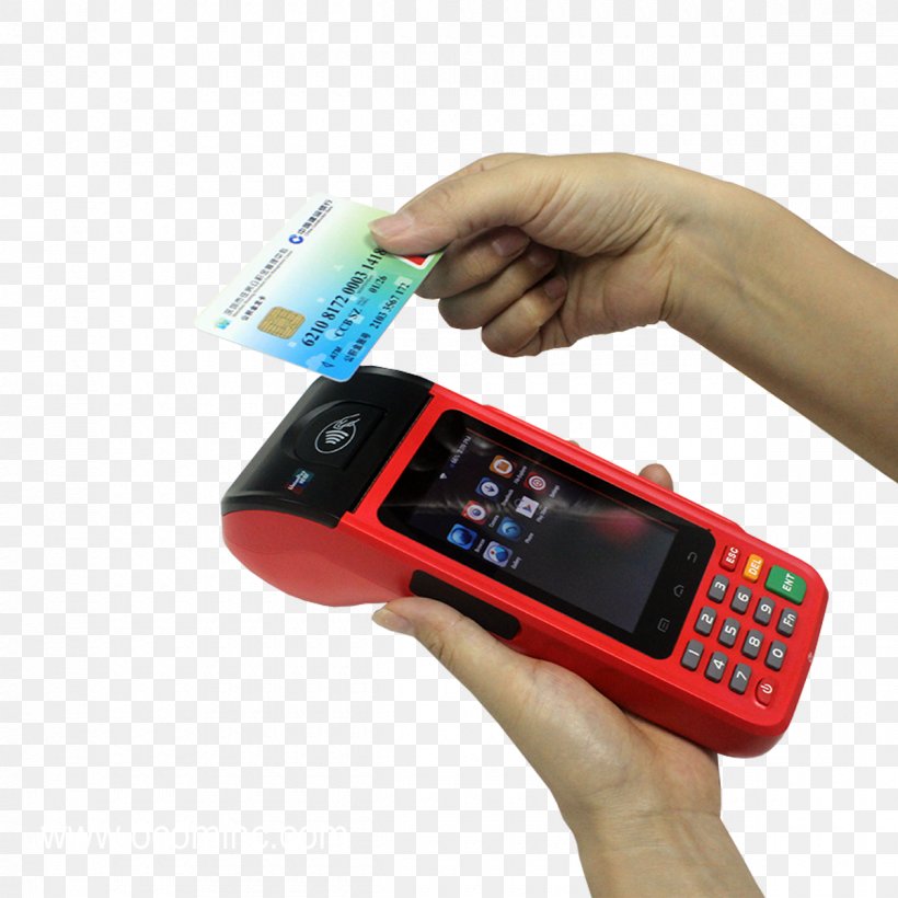 Feature Phone Mobile Phones Handheld Devices Point Of Sale Card Reader, PNG, 1200x1200px, Feature Phone, Android, Card Reader, Cellular Network, Credit Card Download Free