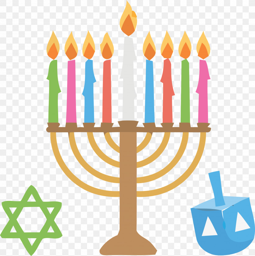 Hanukkah Candle Happy Hanukkah, PNG, 2990x3000px, Hanukkah Candle, Birthday, Birthday Candle, Candle, Candle Holder Download Free