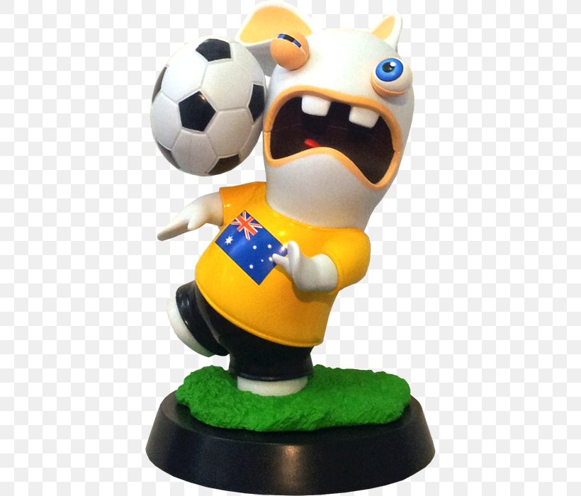 Rayman Raving Rabbids Football Action & Toy Figures Sport, PNG, 410x700px, Rayman Raving Rabbids, Action Toy Figures, Ball, Figurine, Football Download Free