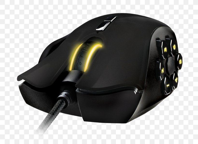 Computer Mouse Razer Naga Hex Razer Inc. Computer Keyboard, PNG, 800x600px, Computer Mouse, Action Roleplaying Game, Computer Component, Computer Keyboard, Dots Per Inch Download Free