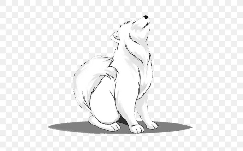 Dog Breed Cat White Sketch, PNG, 512x512px, Dog Breed, Artwork, Bear, Black And White, Breed Download Free