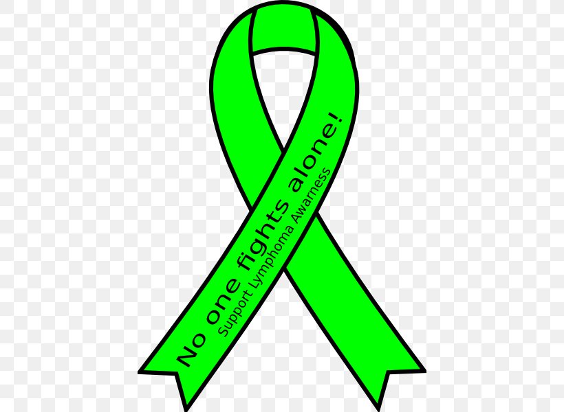 Hodgkin's Lymphoma Green Awareness Ribbon Clip Art, PNG, 420x600px, Lymphoma, Area, Artwork, Awareness, Awareness Ribbon Download Free