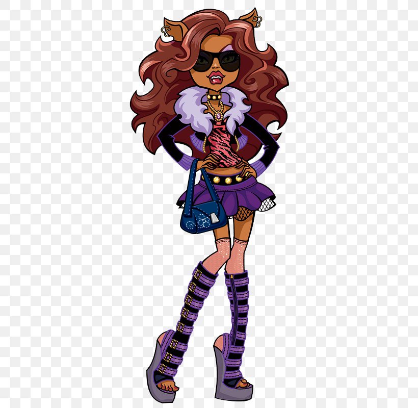 Monster High Clawdeen Wolf Doll Gray Wolf Clip Art, PNG, 344x800px, Monster High Clawdeen Wolf Doll, Art, Costume Design, Doll, Fictional Character Download Free