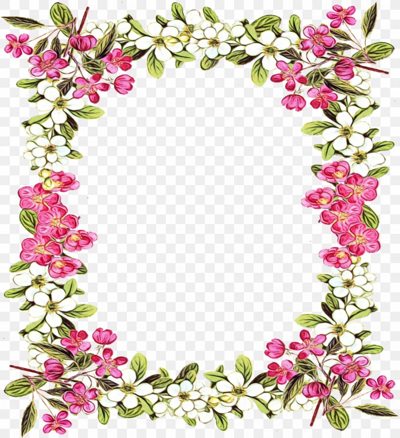 Spring Background Frame, PNG, 1350x1481px, Flower, Borders Clip Art, Cut Flowers, Floral Design, Flower Bouquet Download Free