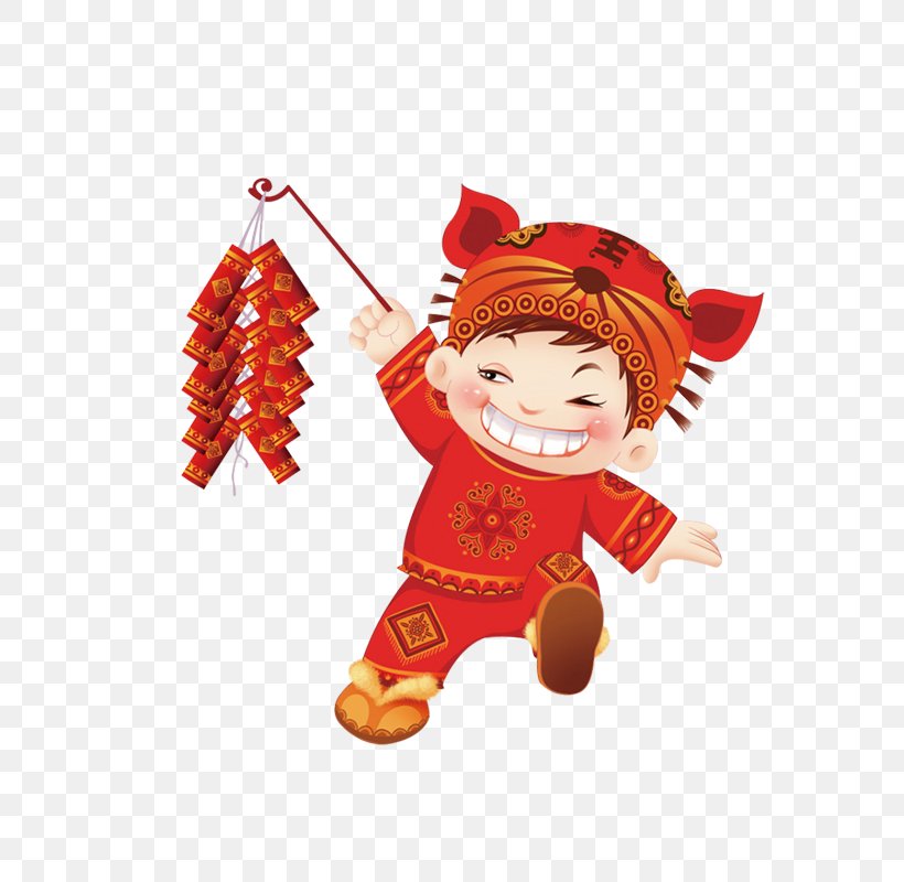 China Chinese New Year Firecracker Oudejaarsdag Van De Maankalender Child, PNG, 600x800px, China, Art, Child, Chinese New Year, Chinese Zodiac Download Free