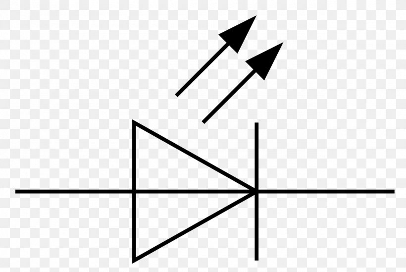 Electronic Symbol Wiring Diagram Circuit Diagram Light-emitting Diode LED Circuit, PNG, 1280x857px, Electronic Symbol, Area, Black, Black And White, Brand Download Free