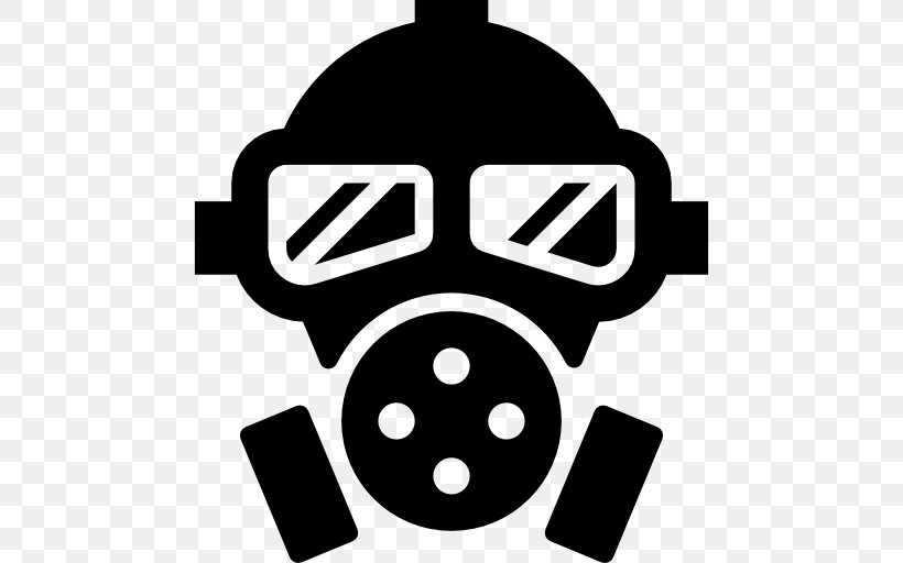 Gas Mask Clip Art, PNG, 512x512px, Gas Mask, Area, Black, Black And White, Brand Download Free