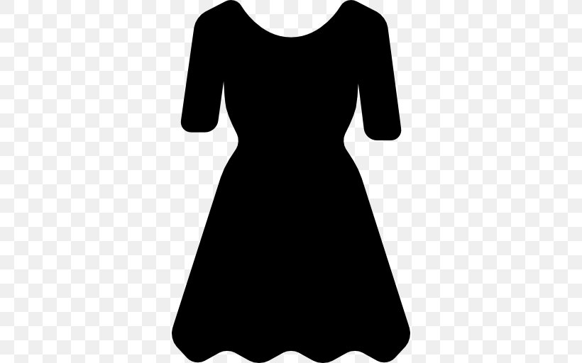 Little Black Dress Shoulder Sleeve, PNG, 512x512px, Little Black Dress, Black, Black And White, Black M, Clothing Download Free