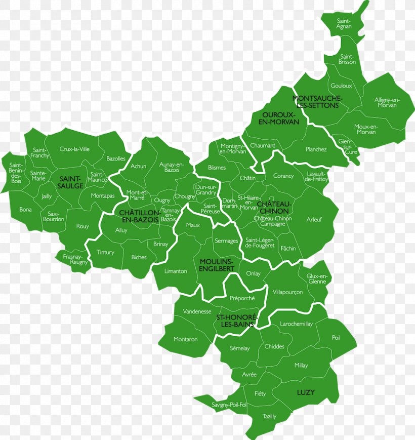 Montigny-en-Morvan Alligny-en-Morvan Saint-Hilaire-en-Morvan Châtillon-en-Bazois Château-Chinon (Campagne), PNG, 960x1018px, Nevers, France, Grass, Green, Map Download Free