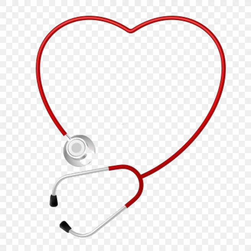 Stethoscope Heart Medicine Cardiology Pulse, PNG, 1200x1200px, Watercolor, Cartoon, Flower, Frame, Heart Download Free