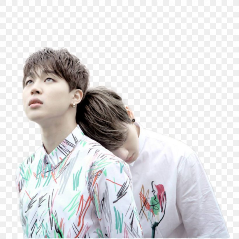 Jimin BTS I NEED U Sticker K-pop, PNG, 1024x1024px, Watercolor, Cartoon, Flower, Frame, Heart Download Free