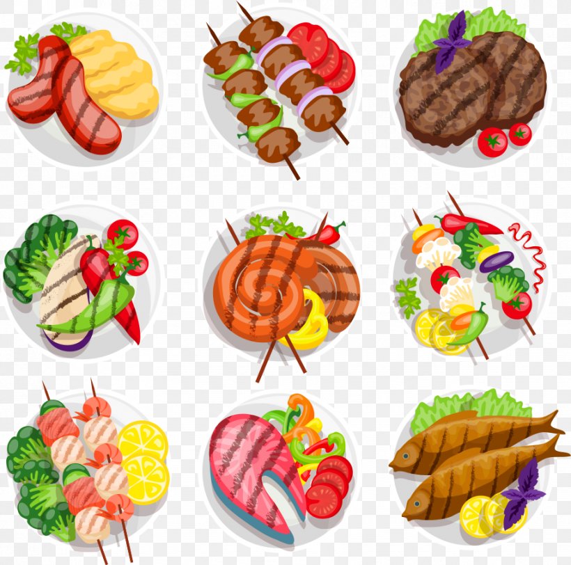 Barbecue Kebab Steak Vegetarian Cuisine Grilling, PNG, 914x906px, Barbecue, Animal Source Foods, Cuisine, Dish, Fast Food Download Free