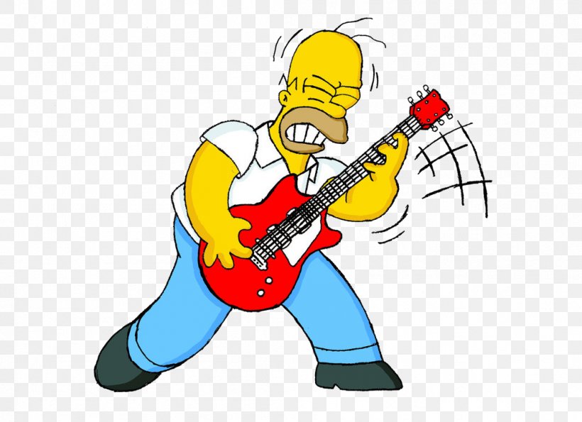 Homer Simpson Bart Simpson Lisa Simpson Marge Simpson Moe Szyslak, PNG, 1049x762px, Homer Simpson, Art, Bart Simpson, Cartoon, Electric Guitar Download Free