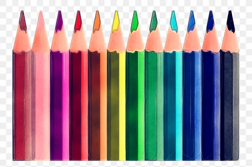 Pencil Crayon Writing Implement Colorfulness Office Supplies, PNG, 1969x1307px, Pencil, Colorfulness, Crayon, Material Property, Office Supplies Download Free