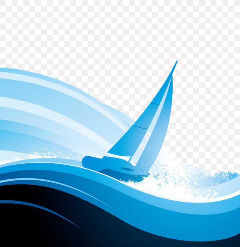 Euclidean Vector Ocean, PNG, 1000x1030px, Ocean, Aqua, Azure, Blue, Boat Download Free